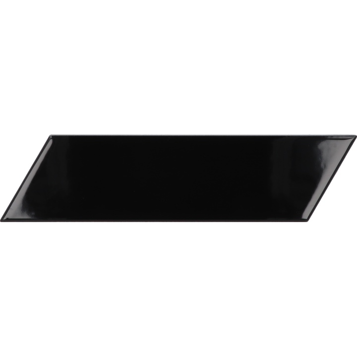 Chevron Wall Black Izquierdo 18.6x5.2 cm - carrelage NAIS - image 2