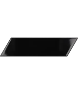 Carrelage Chevron Wall Black Gauche 18,6x5,2 cm - détail du carreau 2