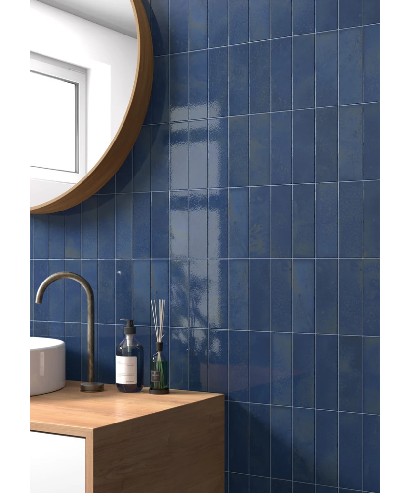 Carrelage Bohemian Dark Blue 6x18,6 cm - vue d’ambiance