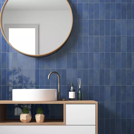 Carrelage Bohemian Dark Blue 6x18,6 cm - vue d’ambiance 2