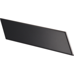 Chevron Wall Black Matt Derecho 18.6x5.2 cm - carrelage NAIS