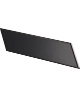 Carrelage Chevron Wall Black Mat Droit 18,6x5,2 cm - détail du carreau