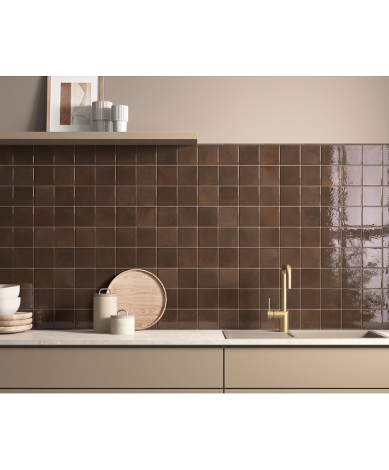 Bohemian Coffee Quartz 10x10 cm - carrelage NAIS - image 3