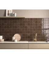 Carrelage Bohemian Coffee Quartz 10x10 cm - vue d’ambiance