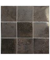 Carrelage Bohemian Charcoal 10x10 cm - détail du carreau 2