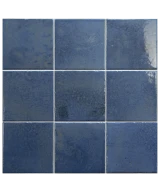Carrelage Bohemian Dark Blue 10x10 cm - détail du carreau 2