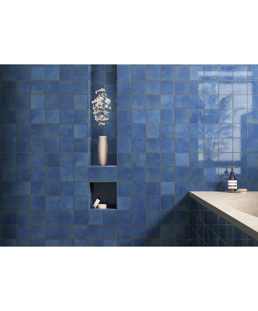 Carrelage Bohemian Dark Blue 10x10 cm - vue d’ambiance