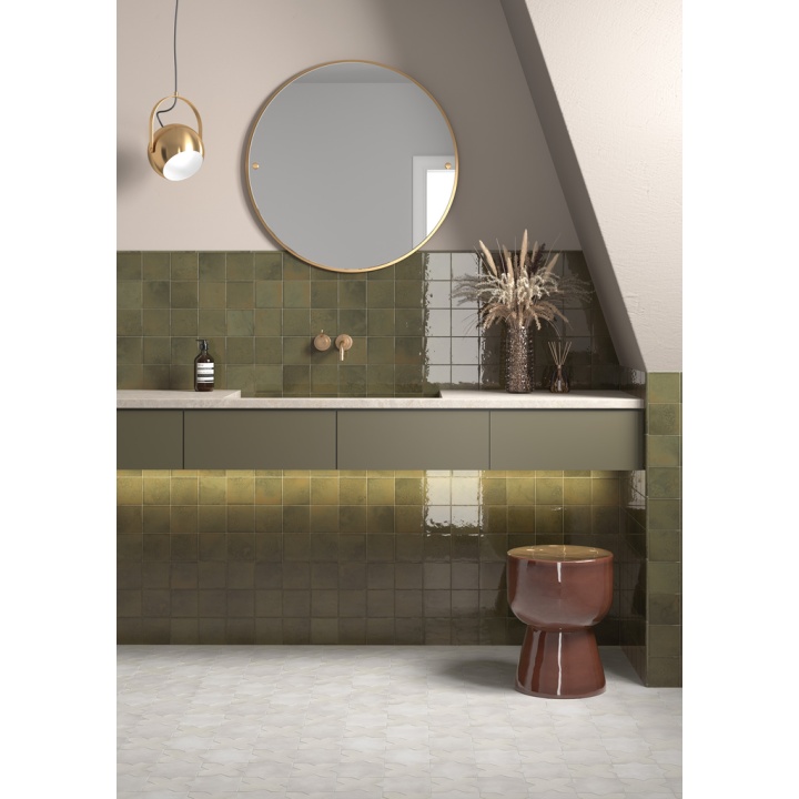 Bohemian Bronze Green 10x10 cm - carrelage NAIS - image 3