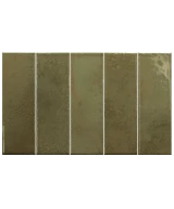Carrelage Bohemian Bronze Green 6x18,6 cm - détail du carreau 2