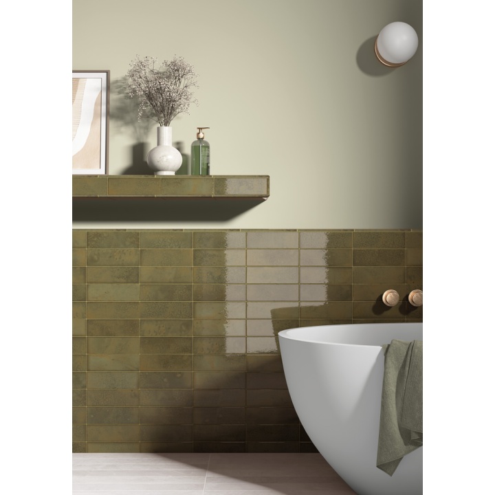 Bohemian Bronze Green 6x18.6 cm - carrelage NAIS - image 3