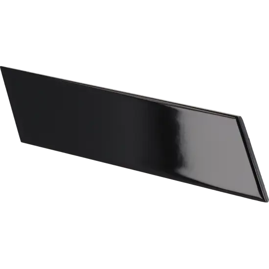 Chevron Wall Black Derecho 18.6x5.2 cm - carrelage NAIS