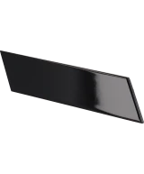 Carrelage Chevron Wall Black Droit 18,6x5,2 cm - détail du carreau