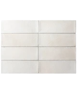 Carrelage Miyako Chalk White 5x15 cm - détail du carreau 2
