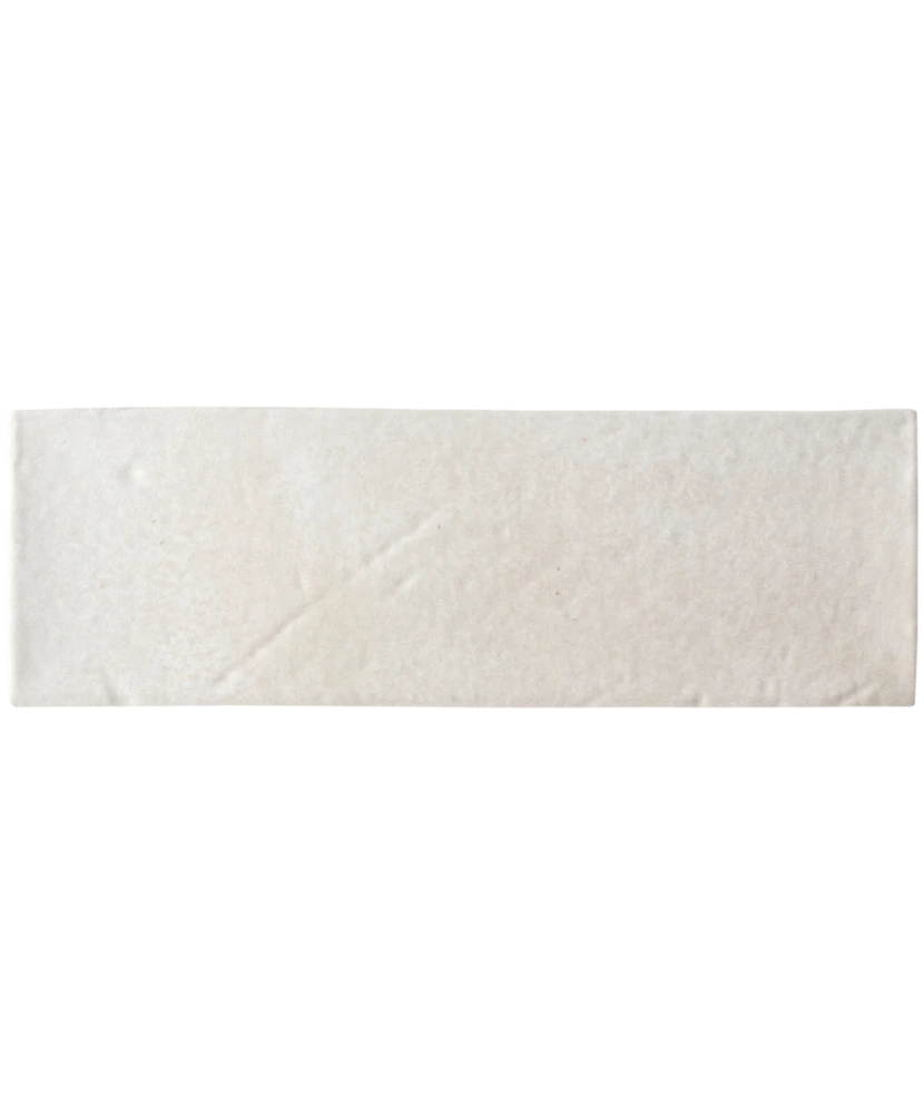 Carrelage Miyako Chalk White 5x15 cm - détail du carreau 3