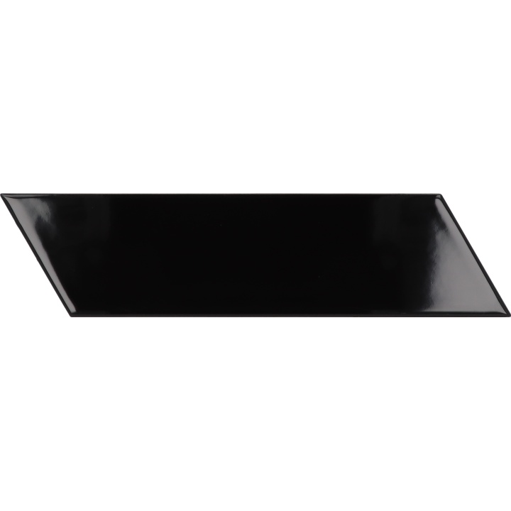 Chevron Wall Black Derecho 18.6x5.2 cm - carrelage NAIS - image 2