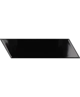 Carrelage Chevron Wall Black Droit 18,6x5,2 cm - détail du carreau 2