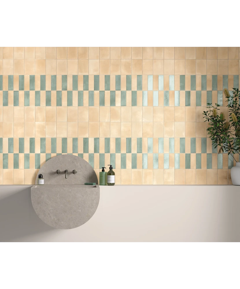Carrelage Miyako Desert 5x15 cm - vue d’ambiance