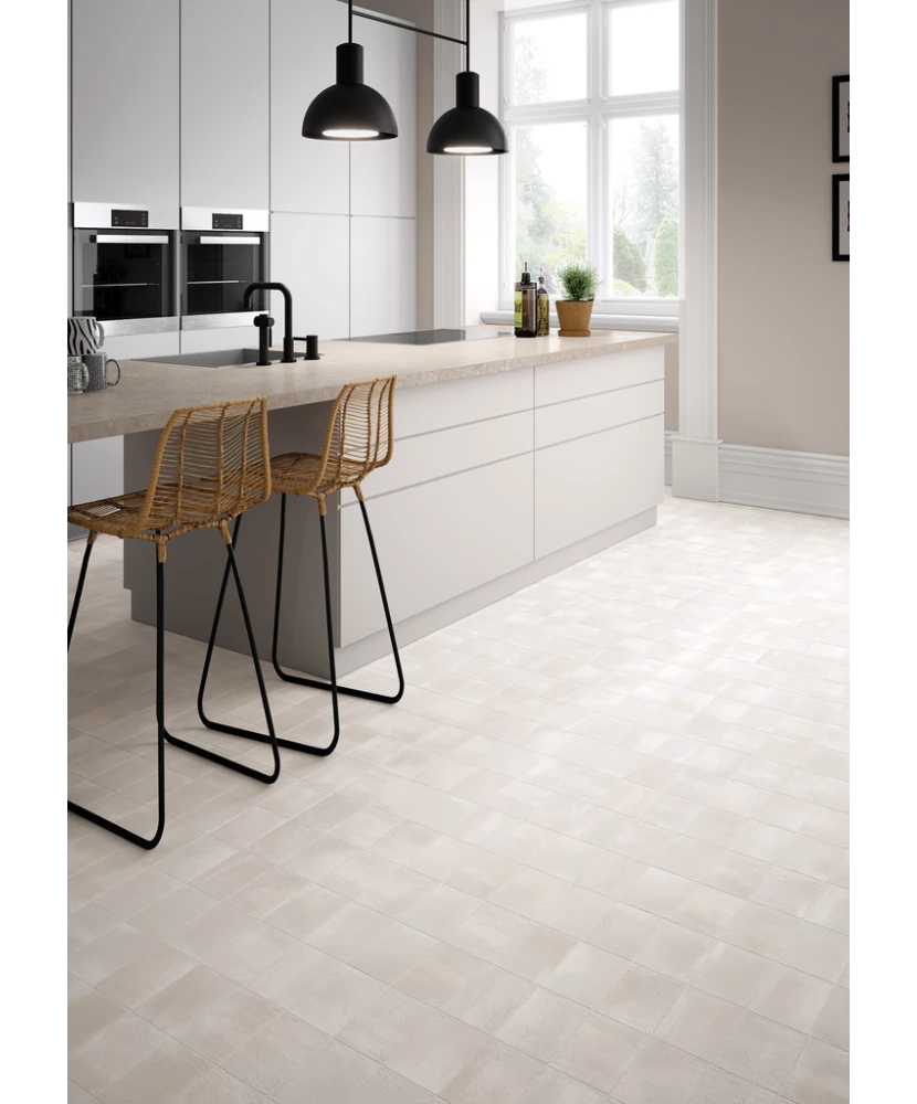 Carrelage Miyako Chalk White 10x15 cm - vue d’ambiance 2