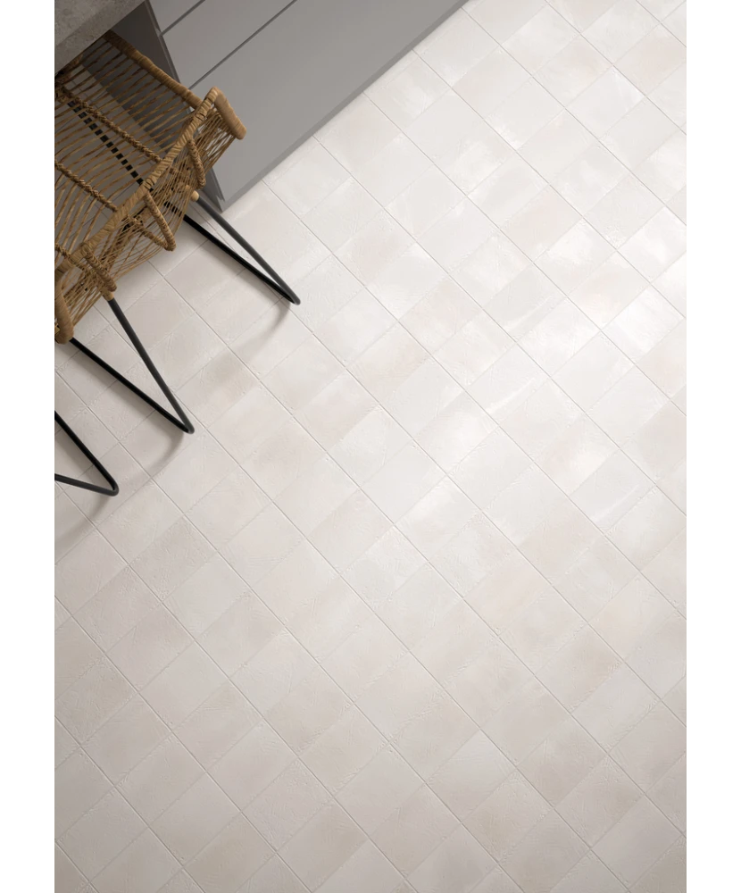 Carrelage Miyako Chalk White 10x15 cm - vue d’ambiance 3