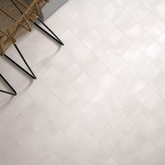 Carrelage Miyako Chalk White 10x15 cm - vue d’ambiance 3