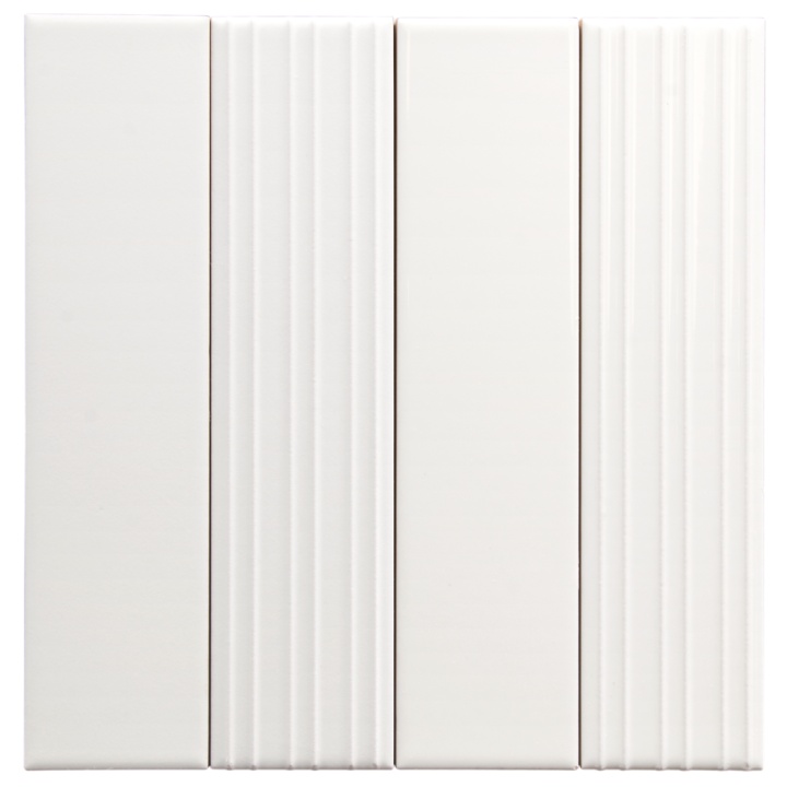 Lumina White Alyssum Matt 6x24.6 cm - carrelage NAIS - image 2