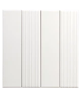 Carrelage Lumina White Alyssum Mat 6x24,6 cm - détail du carreau 2