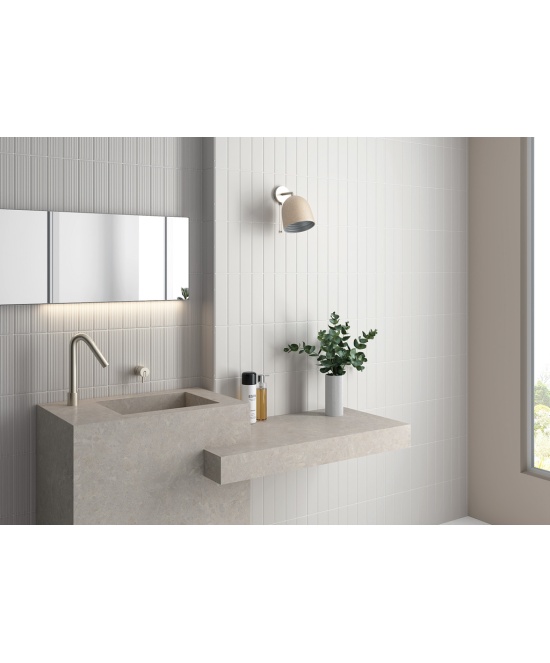 Lumina White Alyssum Matt 6x24.6 cm - carrelage NAIS - image 4