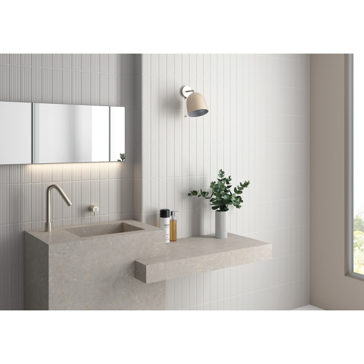 Lumina White Alyssum Matt 6x24.6 cm - carrelage NAIS - image 4