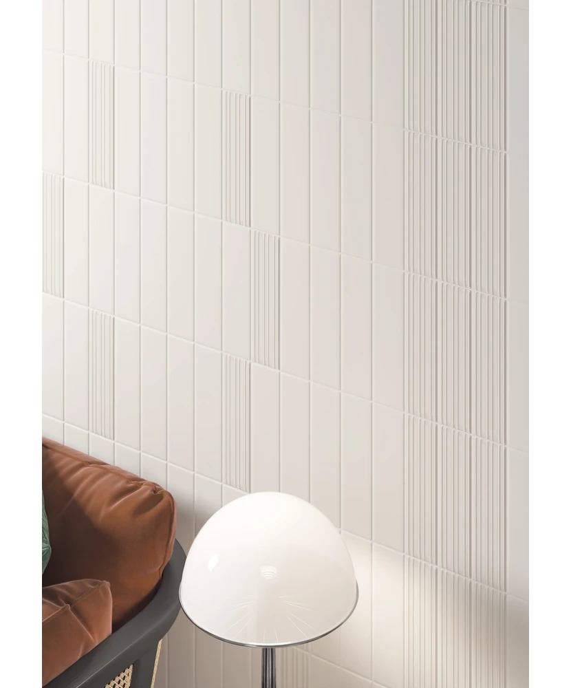 Carrelage Lumina Birch Mat 6x24,6 cm - vue d’ambiance 2