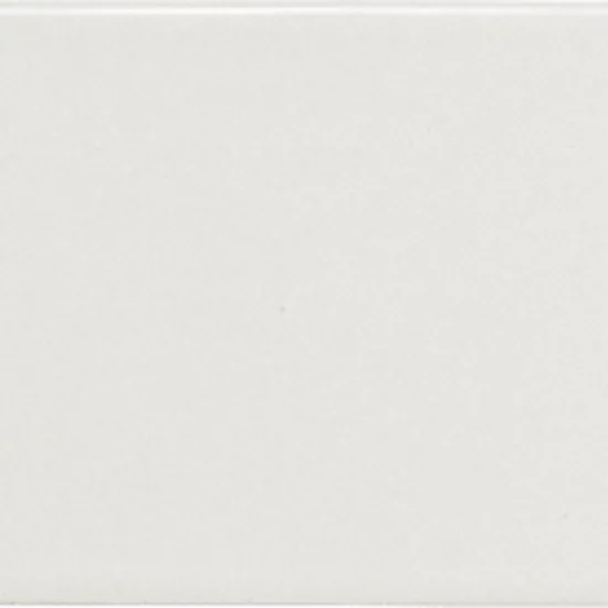 Carrelage Country Blanco Mate 6,5x40 cm - vue de face du carreau