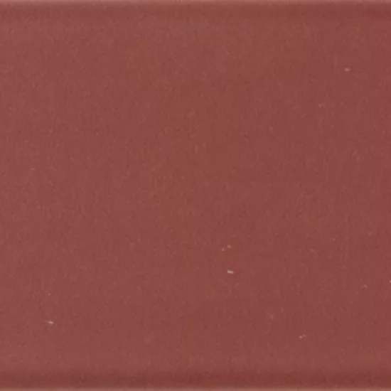 Carrelage Lumina Roan Rouge Mat 6x24,6 cm - détail du carreau 3