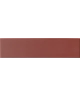 Carrelage Lumina Roan Rouge Mat 6x24,6 cm - détail du carreau 3