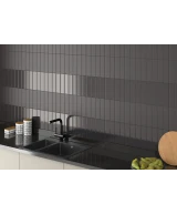 Carrelage Lumina Oyster Mat 6x24,6 cm - vue d’ambiance