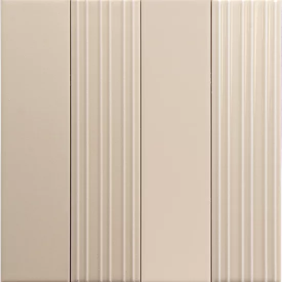 Carrelage Lumina Sandshell 6x24,6 cm - détail du carreau 2