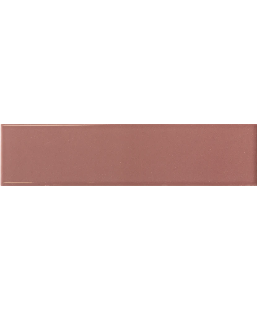 Carrelage Lumina Roan Rouge 6x24,6 cm - détail du carreau 3