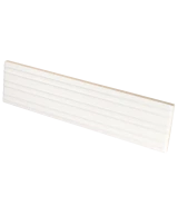 Carrelage Lumina Rivia White Alyssum Mat 6x24,6 cm - détail du carreau
