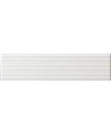 Carrelage Lumina Rivia White Alyssum Mat 6x24,6 cm - détail du carreau 3