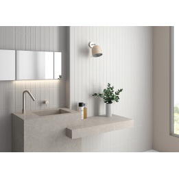 Lumina Rivia White Alyssum Matt 6x24.6 cm - carrelage NAIS - image 4