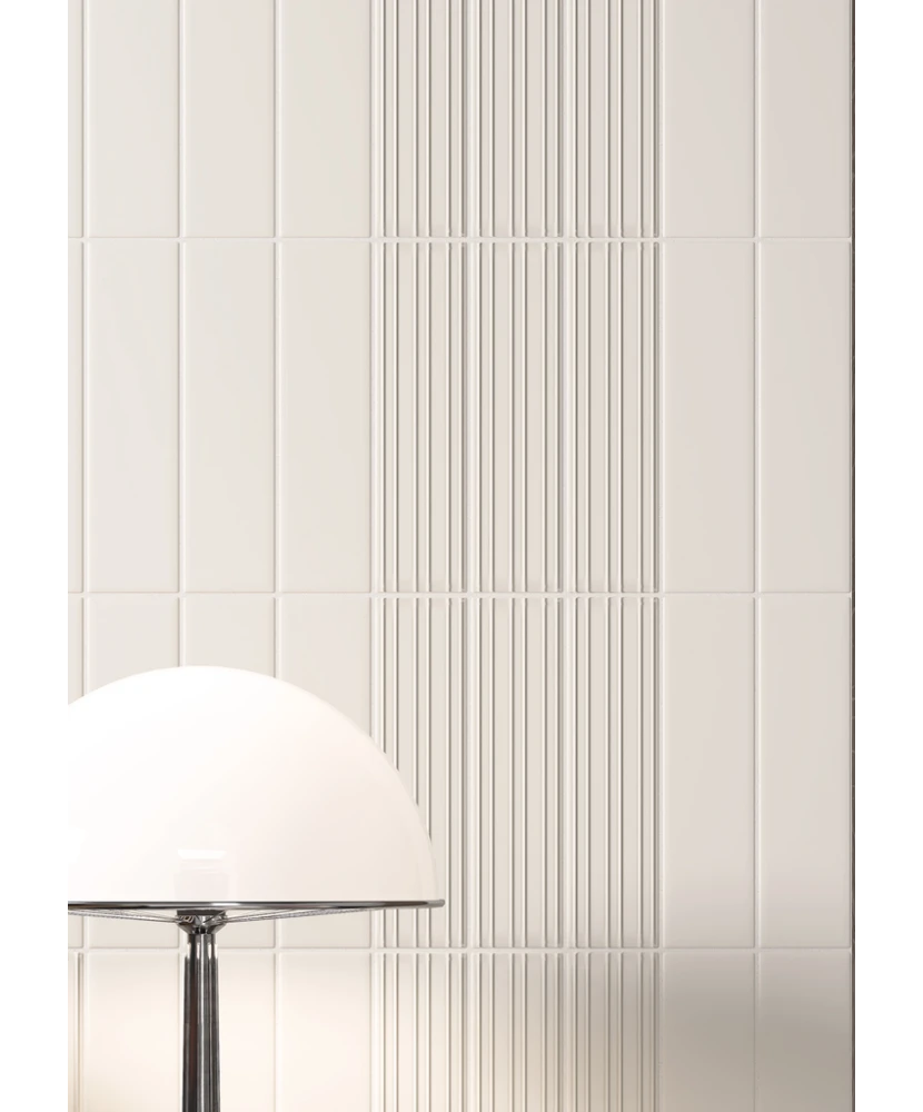 Carrelage Lumina Rivia Birch Mat 6x24,6 cm - vue d’ambiance