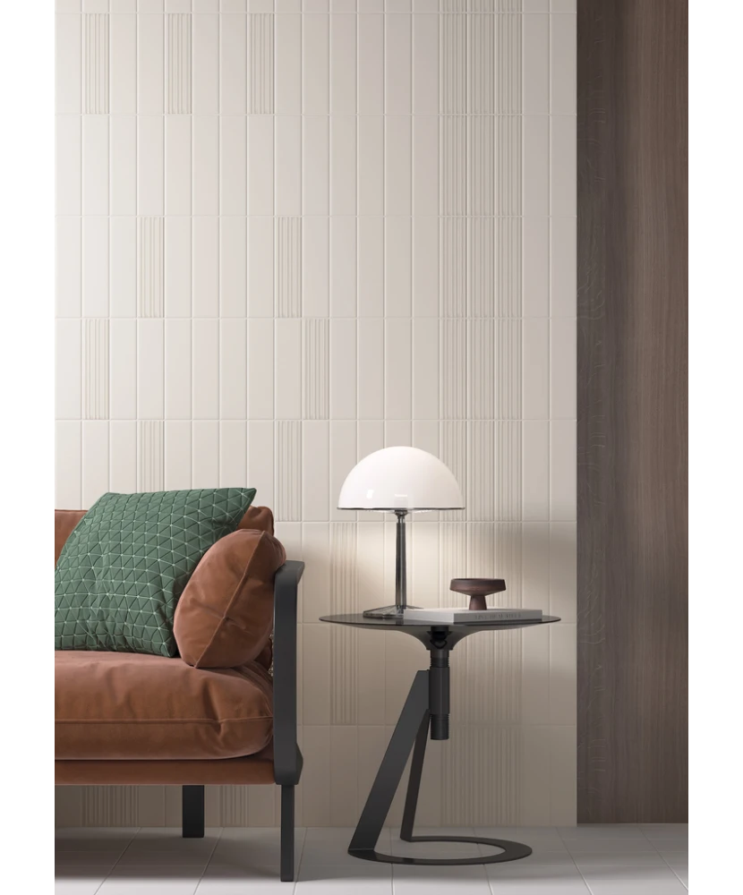 Carrelage Lumina Rivia Birch Mat 6x24,6 cm - vue d’ambiance 3