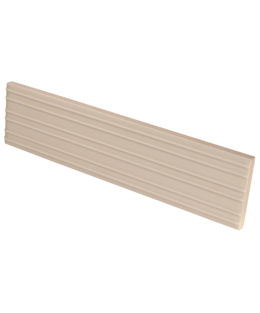 Carrelage Lumina Rivia Sandshell Mat 6x24,6 cm - détail du carreau
