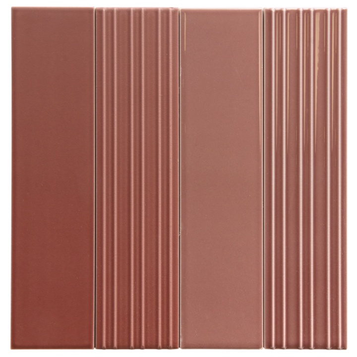 Lumina Rivia Roan Rouge 6x24.6 cm - carrelage NAIS - image 2
