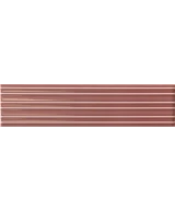 Carrelage Lumina Rivia Roan Rouge 6x24,6 cm - détail du carreau 3