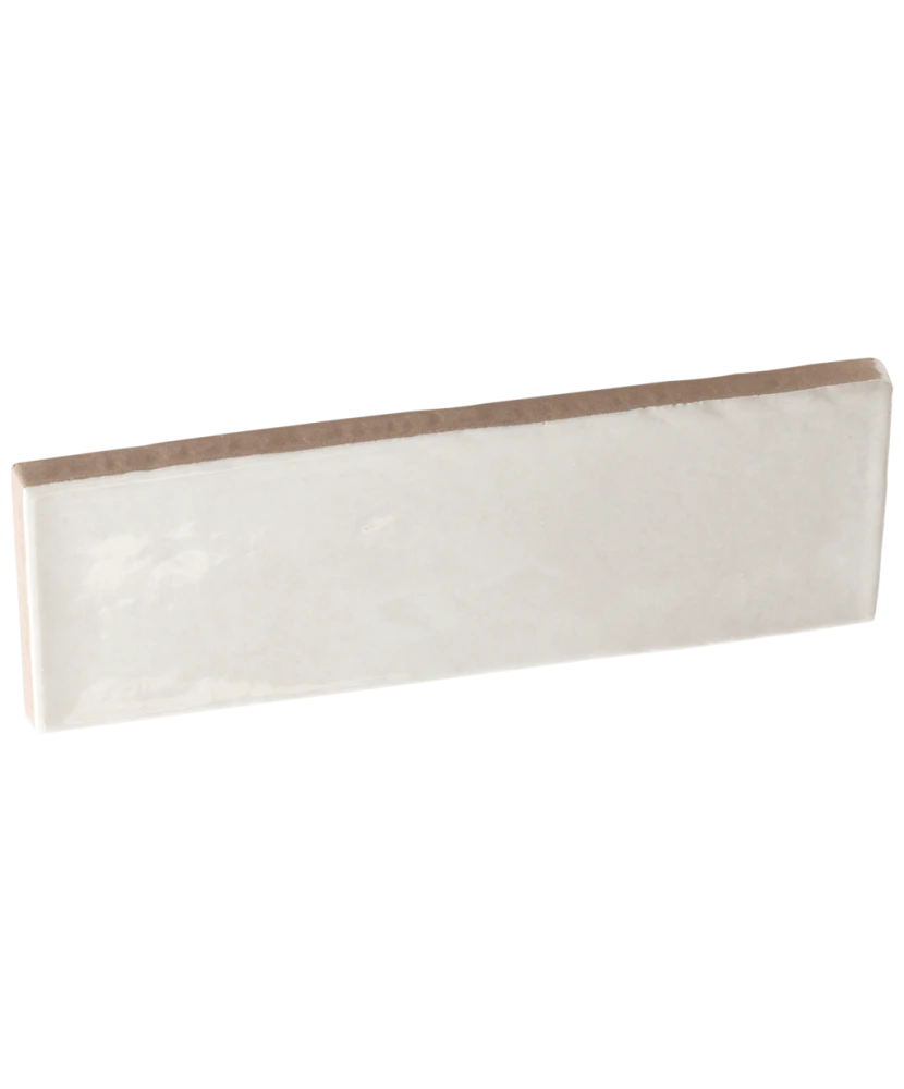 Carrelage Miyako White Gloss 5x15 cm - détail du carreau