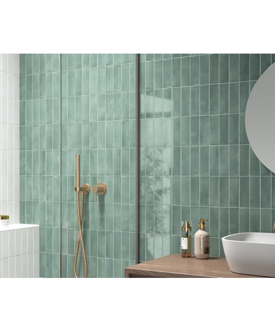 Miyako White Gloss 5x15 cm - carrelage NAIS - image 4