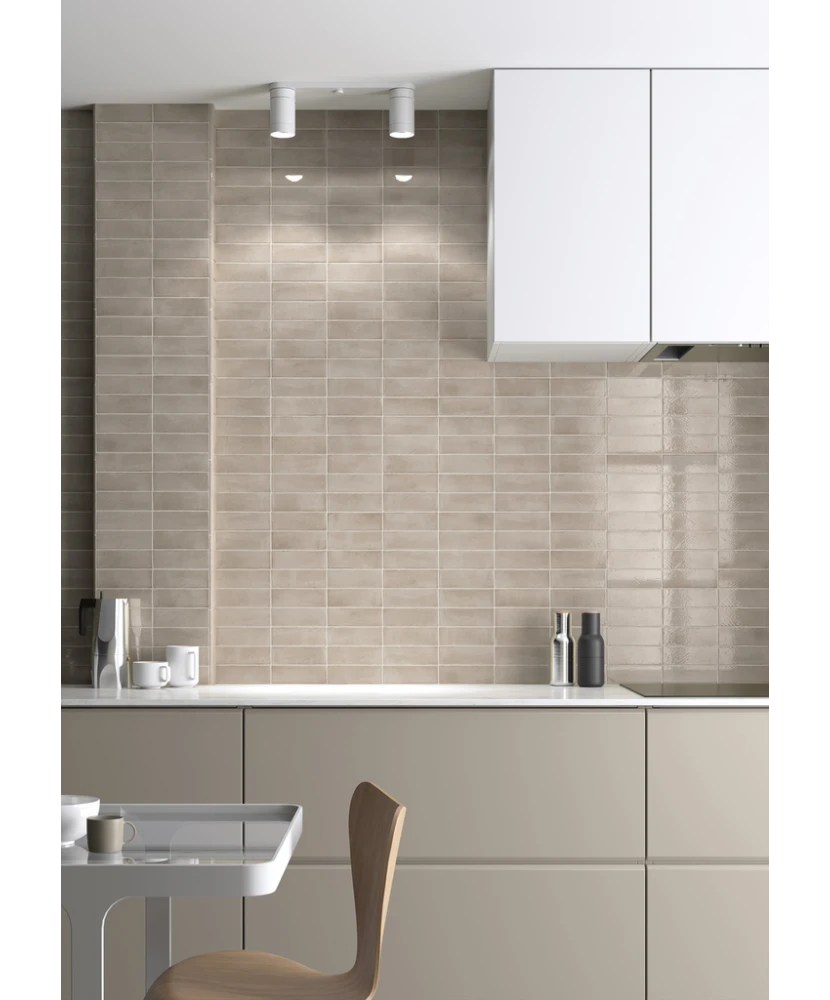 Carrelage Miyako Pura Gloss 5x15 cm - vue d’ambiance