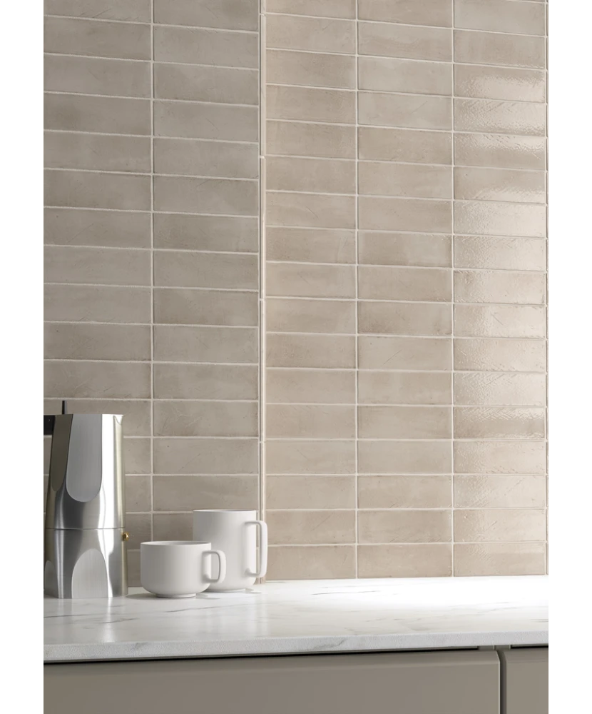 Carrelage Miyako Pura Gloss 5x15 cm - vue d’ambiance 2