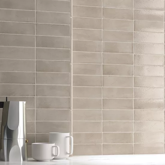 Carrelage Miyako Pura Gloss 5x15 cm - vue d’ambiance 2