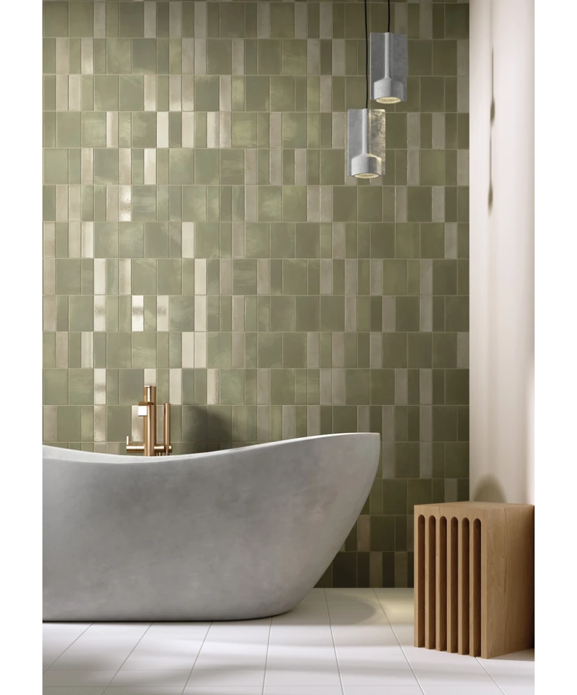 Carrelage Miyako Pura Gloss 5x15 cm - vue d’ambiance 3