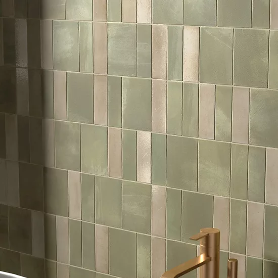Carrelage Miyako Pura Gloss 5x15 cm - vue d’ambiance 4